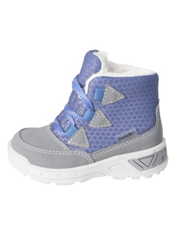 Winterboots "Emil" in Blau/ Grau