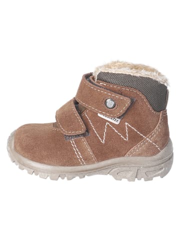 Leder-Boots in Hellbraun