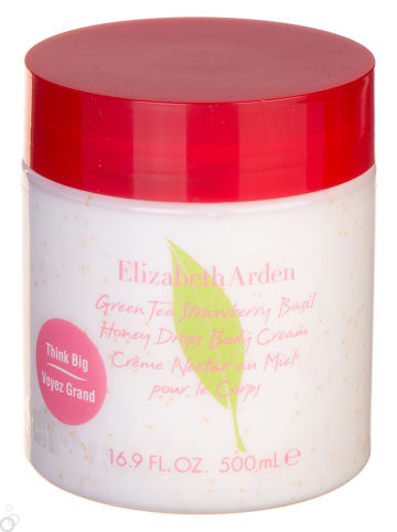 Krem do ciała "Green tea Strawberry Basil" - 500 ml