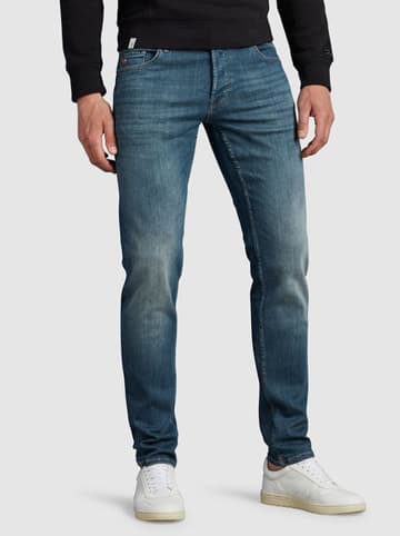 Spijkerbroek - tapered fit - blauw