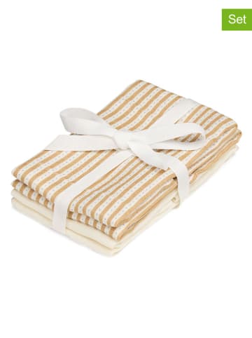4er-Set: Waschlappen in Beige - (L)30 x (B)30 cm