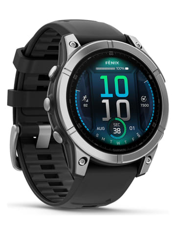 Multisport-Smartwatch "fenix E" in Schwarz