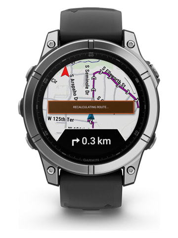 Multisport-Smartwatch "fenix E" in Schwarz