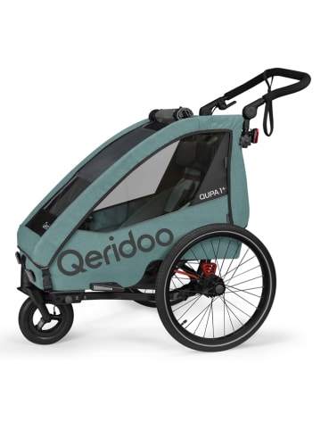 3in1-Fahrradanhänger "Qupa 1" in Türkis