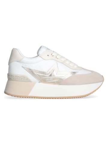 Sneakersy w kolorze złoto-białym