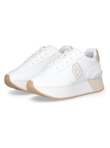 Sneakersy w kolorze złoto-białym
