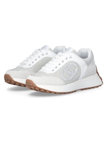 Sneakers in Weiß/ Silber