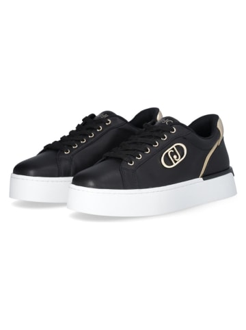 Leder-Sneakers "Pretty" in Schwarz