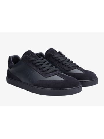 Skórzane buty barefoot "Panama" w kolorze granatowym