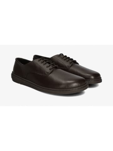 Skórzane buty barefoot "Classy" w kolorze brązowym