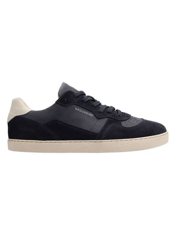 Leren barefootschoenen "Nova" donkerblauw