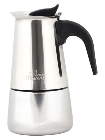 Espressokocher ''FE001-6'' in Silber - 300 ml