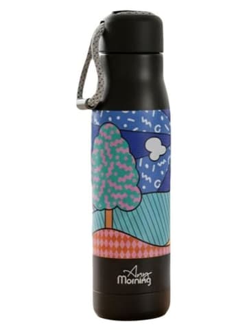 Kubek termiczny "BA21547” w kolorze czarnym ze wzorem - 600 ml