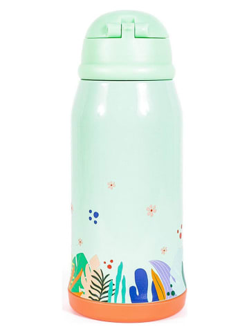 Bidon "Milk&Moo" w kolorze zielonym - 550 ml