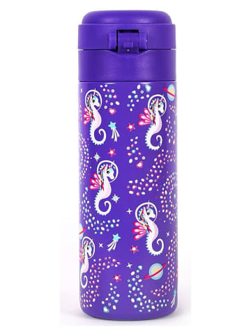 Bidon "Milk&Moo" w kolorze fioletowym - 420 ml