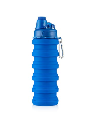 Butelka składana "Bentle" w kolorze niebieskim - 500 ml