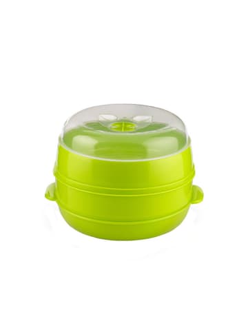 Pojemnik w kolorze zielonym do żywności - wys. 22 cm