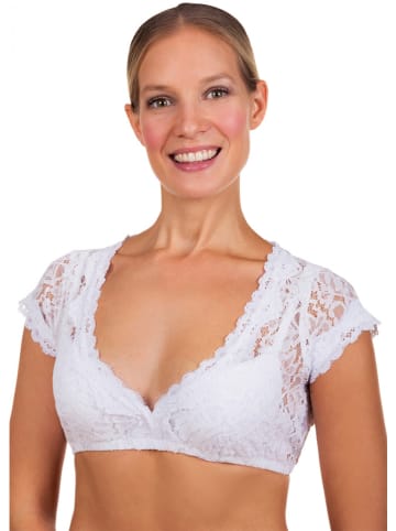 Dirndlbluse  in Weiß