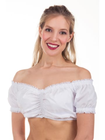 Dirndlbluse  in Weiß