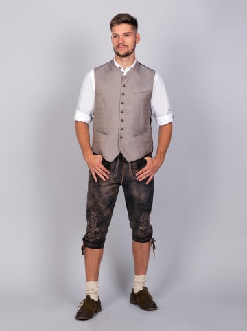 Lederhose "Alex" in Dunkelbraun
