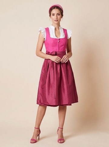 Dirndl ''Milly'' in Pink/ Rot