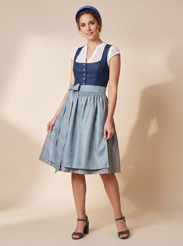 Dirndl ''Moon'' in Dunkelblau/ Hellblau