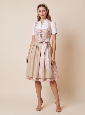 Dirndl "Coco" in Beige/ Rosa