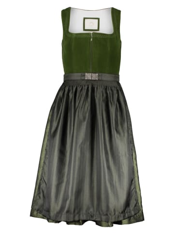 Dirndl in Dunkelgrün