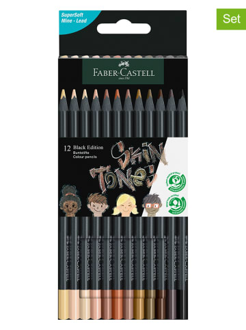 Kredki (24 szt.) "Black Edition - Skin Tones"