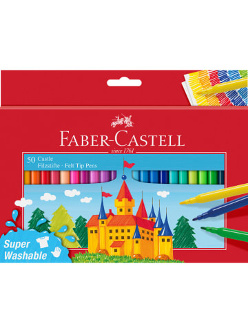 Flamastry (50 szt.) "Castle"