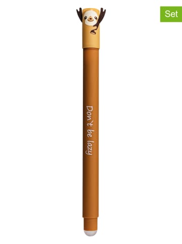Długopisy żelowe (3 szt.) "Erase it! - Sloth"