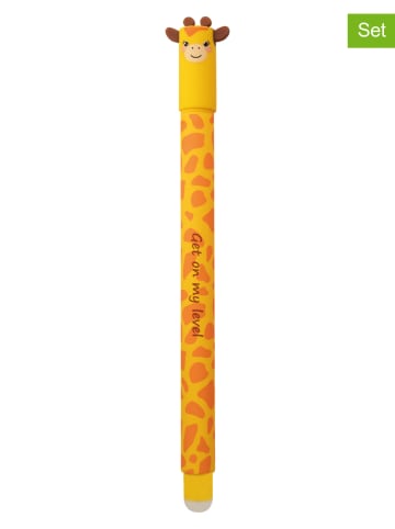 Długopisy żelowe (3 szt.) "Erase it! - Giraffe"
