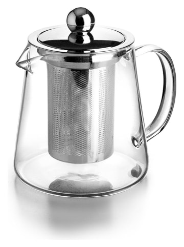 Imbryk "Infusion" w kolorze srebrnym - 600 ml