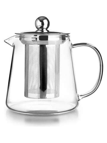Imbryk "Infusion" w kolorze srebrnym - 600 ml