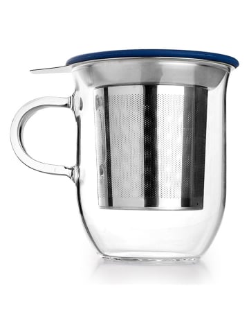 Kubek w kolorze srebrnym - 350 ml