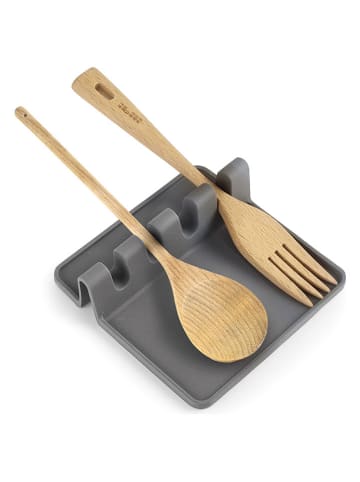 2er-Set: Utensilienablagen in Grau - (B)13,7 x (H)3,7 x (T)13,7 cm