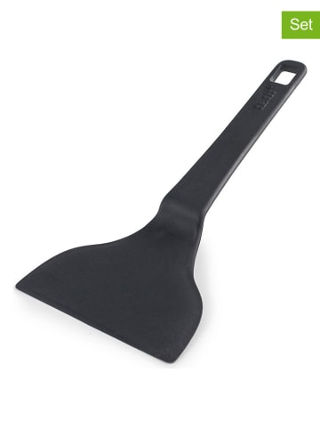 Szpatułki (2 szt.) w kolorze czarnym do lasagne - dł. 25 cm