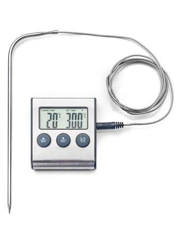 Digitaler Küchenthermometer in Silber - (L)15 cm
