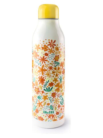 Thermosflasche in Weiß/ Orange/ Gelb - 500 ml