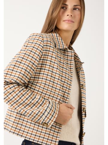Blazer in Beige/ Braun/ Dunkelblau