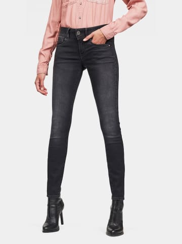 Spijkerbroek - skinny fit - antraciet