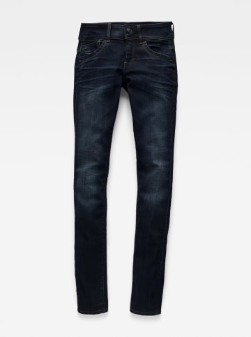 Spijkerbroek - skinny fit - donkerblauw