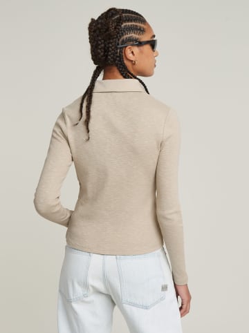 Koszulka polo w kolorze beżowym