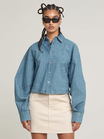 Jeanshemd in Hellblau