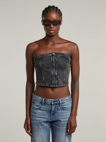Jeans-Top in Anthrazit