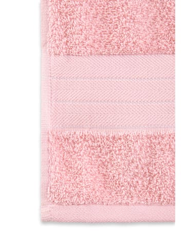 8tlg. Handtuch-Set in Rosa