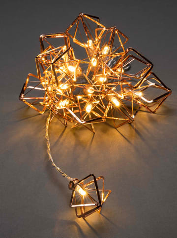 LED-Dekolichterkette in Orange/ Warmweiß