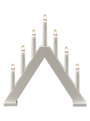 Dekoracyjna lampa LED w kolorze białym - 31 x 34 x 5 cm