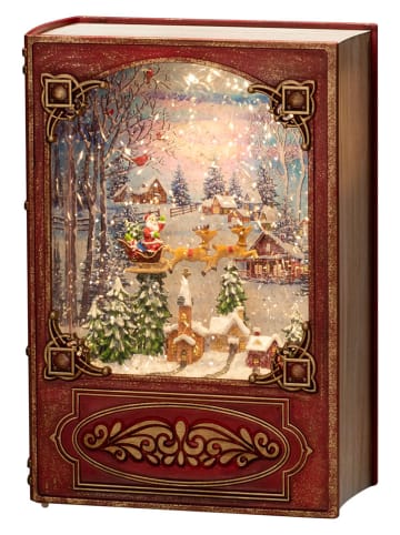 LED-Dekoleuchte "Santa Claus" in Rot - (B)13,5 x (H)20 x (T)7 cm