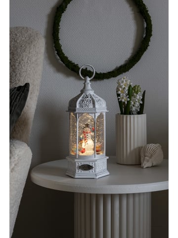Dekoracyjna lampa LED w kolorze białym - 13 x 29 x 11 cm
